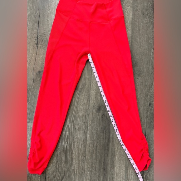 WILO the Label Ribbed leggings Red Size Large - Picture 11 of 11
